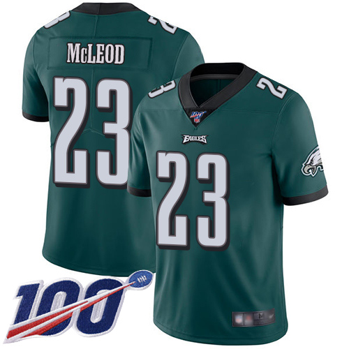 Men Philadelphia Eagles #23 Rodney McLeod Midnight Green Team Color Vapor Untouchable NFL Jersey Limited1